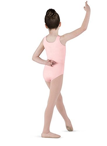 Bloch Dance Girls Dynamic Microlux Tank Leotard, Light Pink, 14 - Image 2
