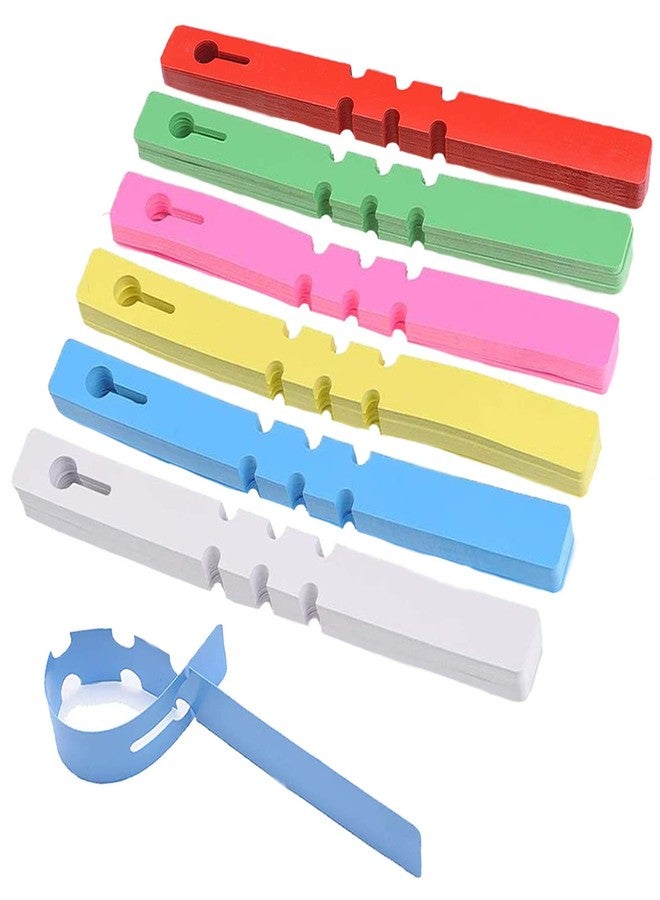 BEADNOVA Tree Tags Plastic Plant Labels Wrap Around Hanging Tags Tree Markers Signs Plant Tags Nursery Tags for Plants Garden (120Pcs, Mix Color) - Image 1