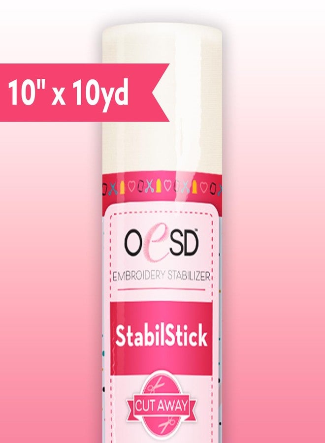 OESD StabilStick Cut Away Embroidery Stabilizer 10" x 10 Yd Roll - Image 2