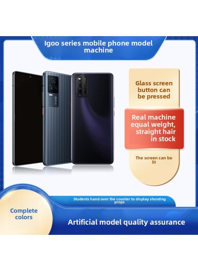 Applicable To IQOO Mobile Phone Model Machine U3x Hand In Z3 Bright Screen IQOO U3 Model Machine Z3 Props Display-Applicable Models:[Black Screen] IQOO Neo3 White  - Image 1