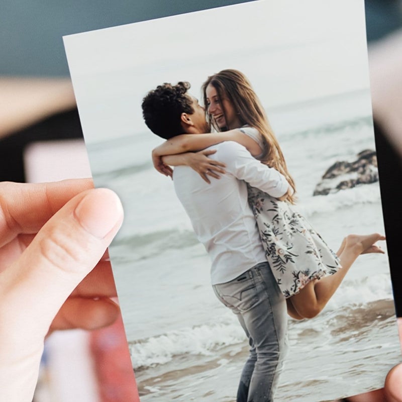 Custom Photo Printing Plastic Laminated Sheets 7 Inch Over Molding Picture Preservation for 3 4 5 6 7 Inch Sizes HD Laminates Christmas Gifts Birthdays Couple Pet Photos Upload Your Own Images - Image 5