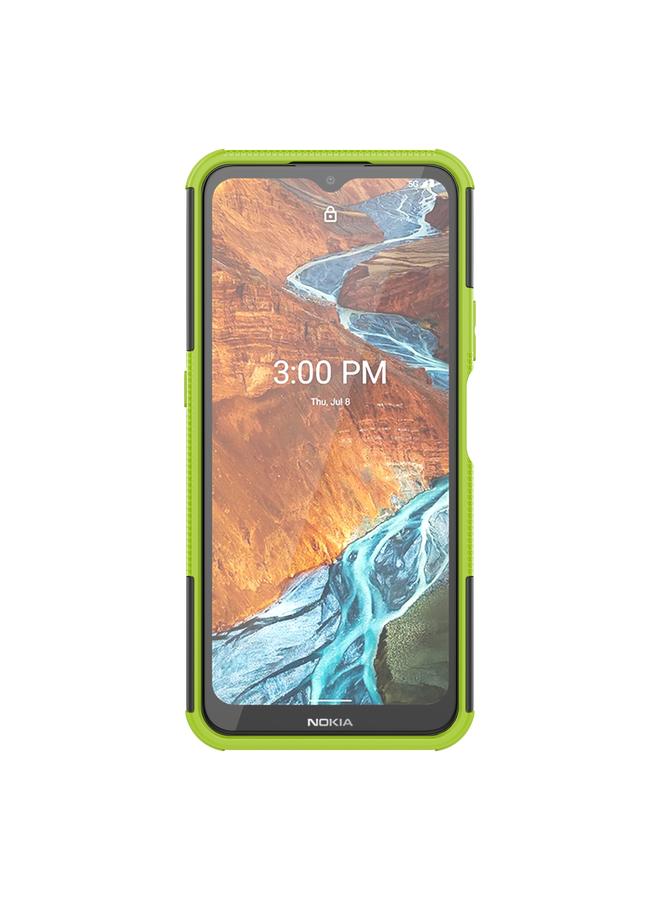 S-TOP Case For Nokia G300 Tire Texture TPU + PC Phone Case with Holder - Image 3