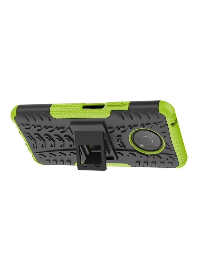 S-TOP Case For Nokia G300 Tire Texture TPU + PC Phone Case with Holder - Image 4
