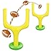 Hungdao 4 Pcs Football Party Supplies Kit Include 2 Jumbo Inflatable Football Goal Post and 2 Giant Blow up Footballs for Birthday Tailgate Decoration Backyard Game - Image 2