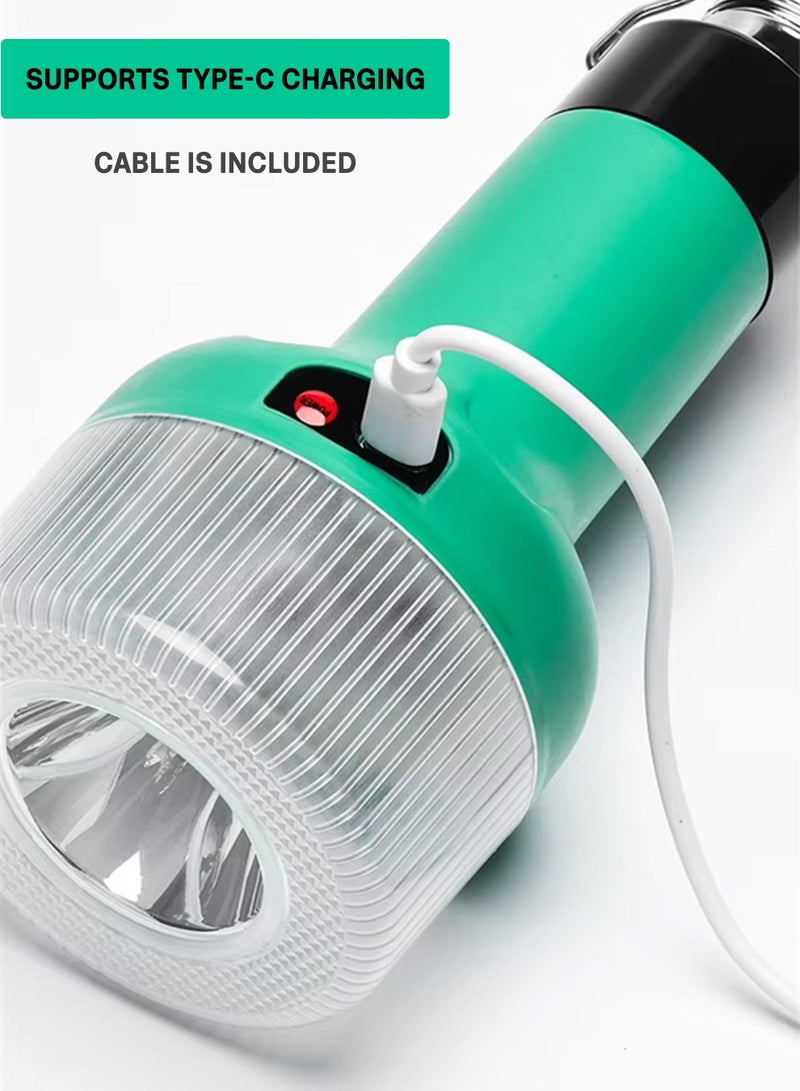 DBLEW مصباح طوارئ LED قابل لإعادة الشحن مع شحن Type-C 15W/18W ضوء تخييم متعدد الوظائف للمنزل، الصيد والأنشطة الخارجية قاعدة E27/B22 أبيض بارد - Image 5