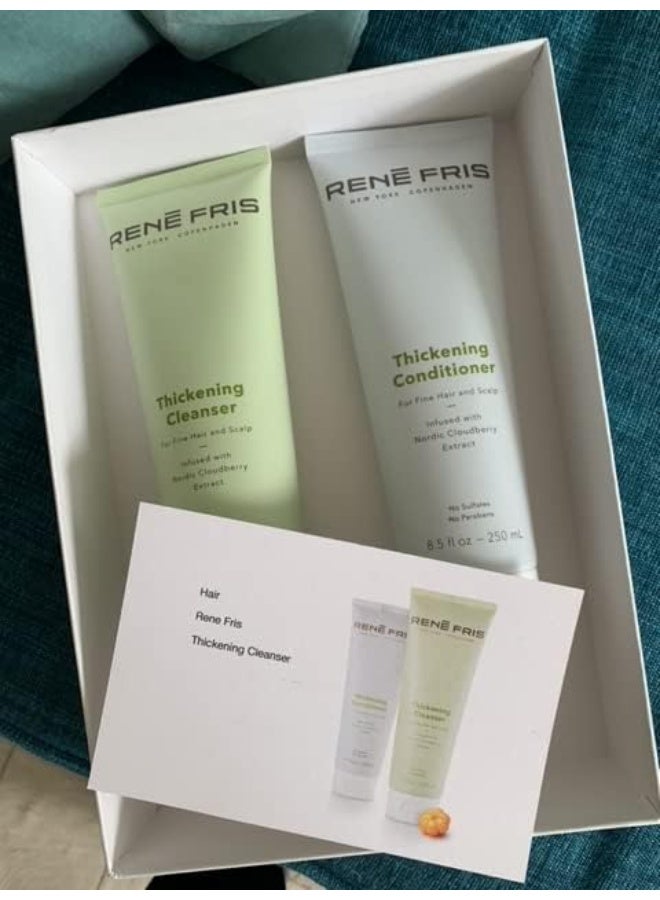 RENEFRIS Thickening Shampoo and Thickening Conditioner 250ml – Volumising 2-in-1 Shampoo and Conditioner for Fine Hair, Sulfate and Paraben Free, Promotes Natural Growth and Maximum Fullness 8.5 FL oz - Image 3