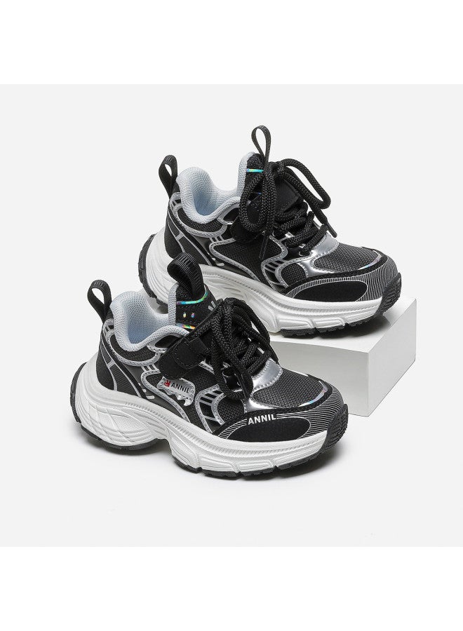 Annil Kids' Sneakers For Boys And Girls - Spring/summer 2025 New Arrival Soft-soled Retro Dad Shoes For Big Kids - Image 5