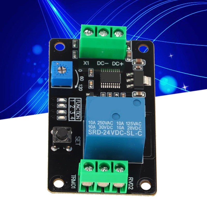 DC24V وحدة توقيت التتابع تأخير التشغيل الذاتي تأخير الإشعال 5V 12V 24V - Image 5