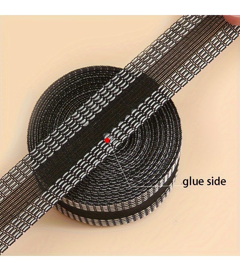Blue Self-Adhesive Hem Tape Shortens Pants in One Minute No Cutting 78.74inch - Image 3