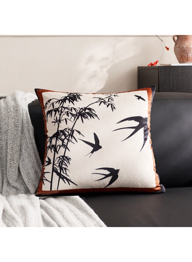 Special-shaped Cloud Pillow Case New Chinese Style Light Luxury Advanced Sense Study Tea Room Decoration Pillow Cushion Living Room Sofa Pillow