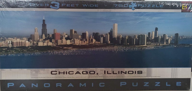 Buffalo Games Chicago Illinois Panoramic Puzzle