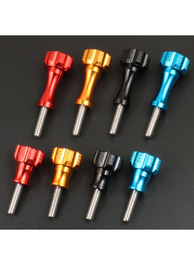 Generic Aluminum Alloy Screw Accessories GoPro11 Series 360 Xinjiang Sports Camera Metal Long And Short Color Screw Nut-Color:Gold-three-piece Set  - Image 2