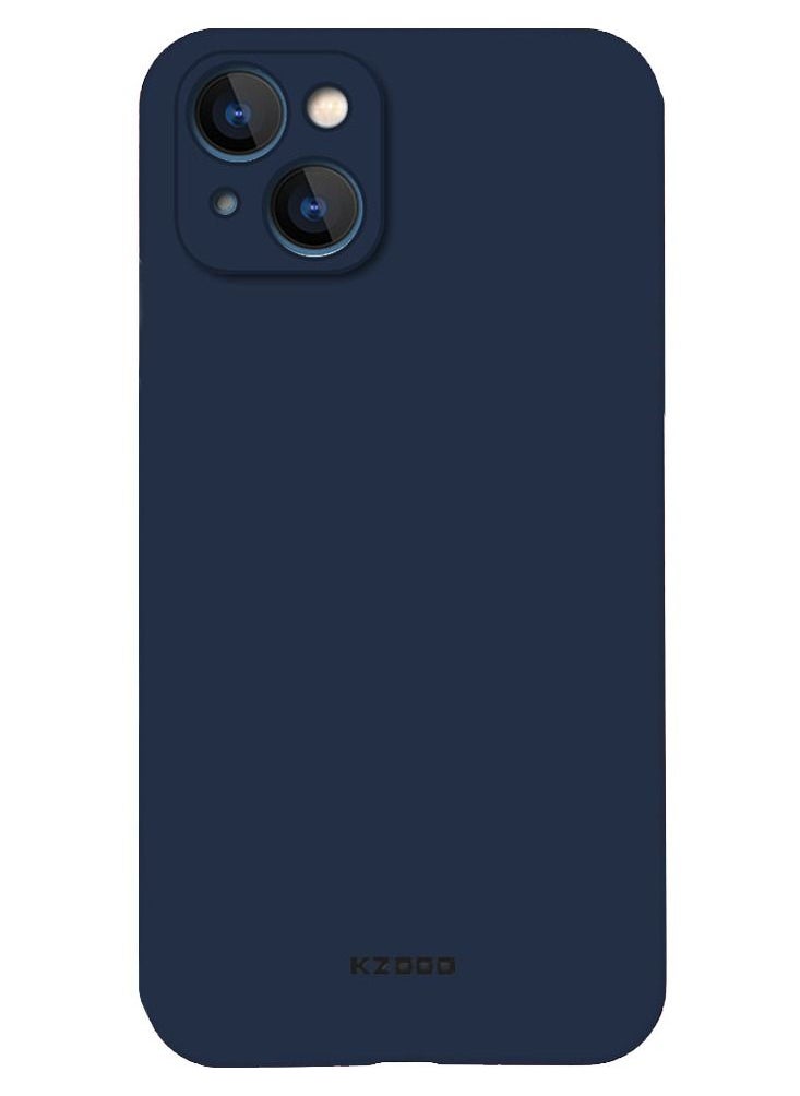 KZDOO iPhone 14 Plus Case Air Skin Series Ultra Slim Frosted Anti Slip Back Cover Full Coverage Camera Lens Protection 6.7 inch Blue  - Image 1
