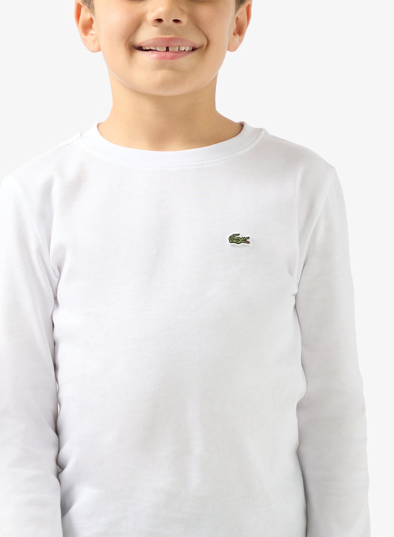 LACOSTE Kids Logo Crew Neck T-Shirt - Image 3