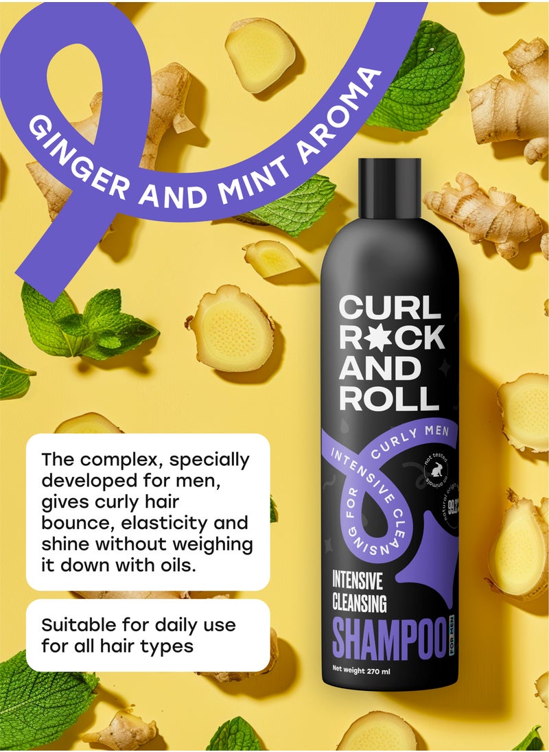 Curl Rock and Roll Hair Shampoo for Men - Cleanses and Refreshes - Paraben-Free, Sulfate-Free, 270 ml - pzsku/Z8003F9F8560D99235138Z/45/_/1731365530/4c6239c4-083d-47f4-8d89-d36c2de06cdc