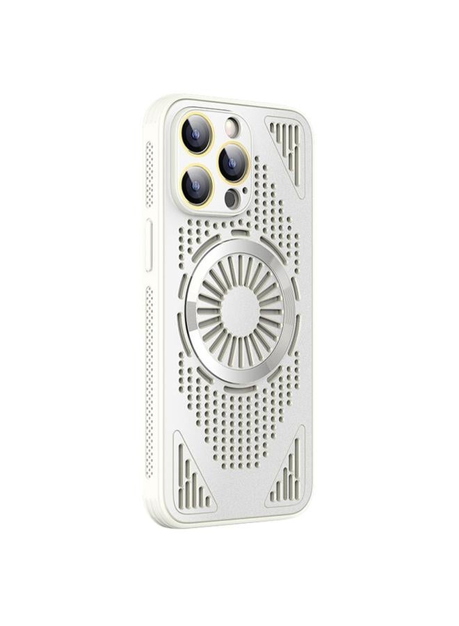 اس-توب جراب لهاتف iPhone 15 Pro Max، جراب هاتف مجوف مبرد ومقاوم للصدمات من MagSafe - Image 1