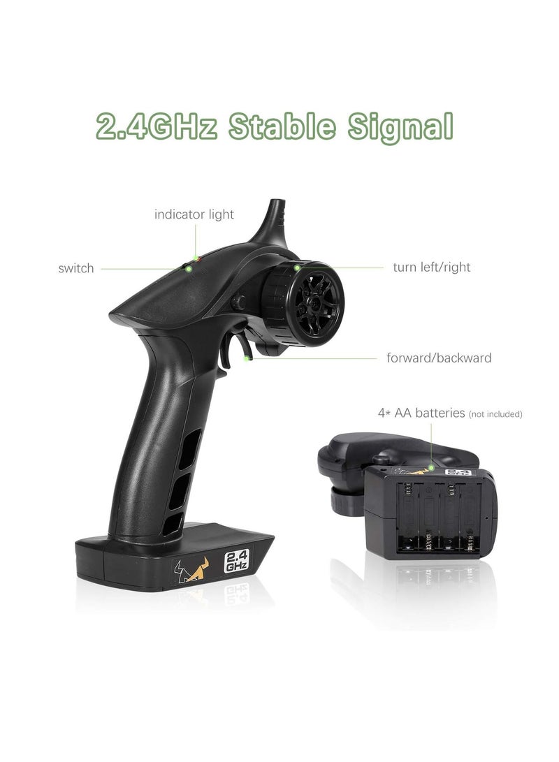 GoolRC RC Car, RC Crawler Off Road Truck, Safe And Durable Jeep With Lights, Anti Wear And Anti Fall Remote Control Car For Kids, (1pc, Grey, With Three Battery) - Image 3