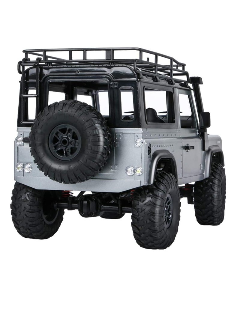 GoolRC RC Car, RC Crawler Off Road Truck, Safe And Durable Jeep With Lights, Anti Wear And Anti Fall Remote Control Car For Kids, (1pc, Grey, With Three Battery) - Image 2