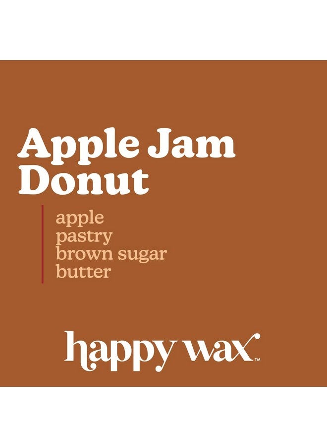Happy Wax Happy Wax Fall Apple Mix Premium Scented Natural, Non Toxic Soy Wax Melts - 6 Total Oz. of Scented Wax Melts. Includes: Apple Jam Donut, Apple Harvest, Mulled Cider  - Image 1