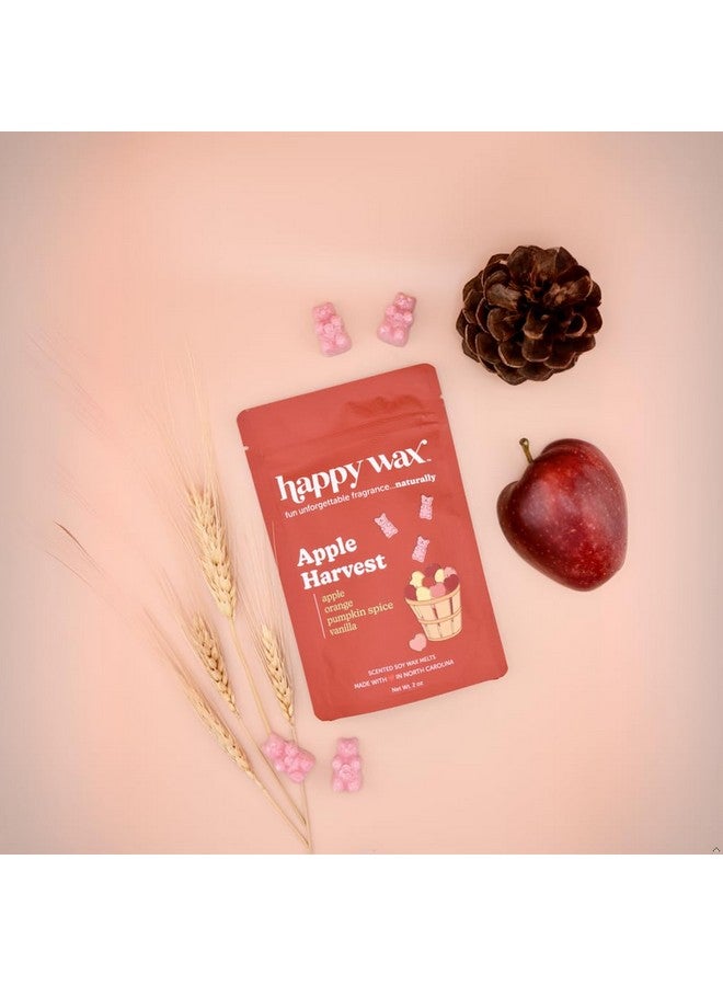 Happy Wax Happy Wax Fall Apple Mix Premium Scented Natural, Non Toxic Soy Wax Melts - 6 Total Oz. of Scented Wax Melts. Includes: Apple Jam Donut, Apple Harvest, Mulled Cider  - Image 4