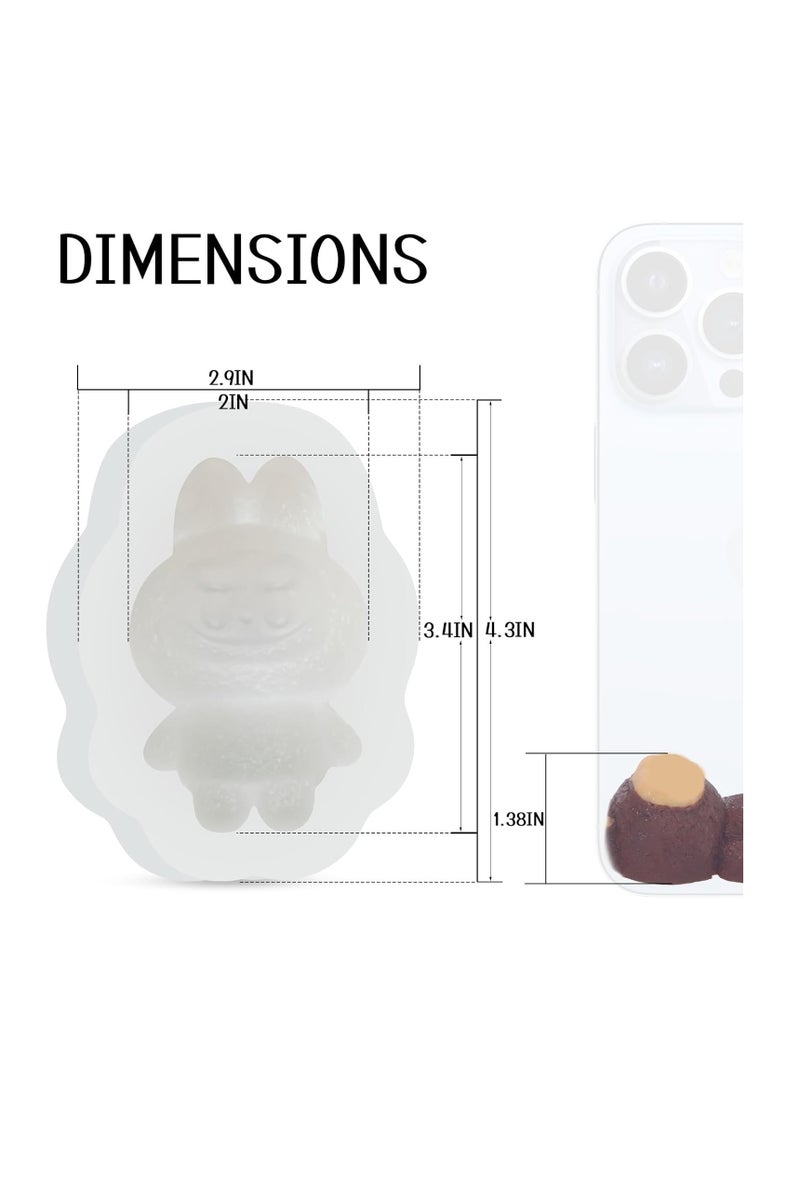 general Silicone Chocolate Candy Mold,Siliconeice Cube Tray Mold for Cocktails,Silicone Molds for Chocolate Resin Food Crafts Soap - Image 3