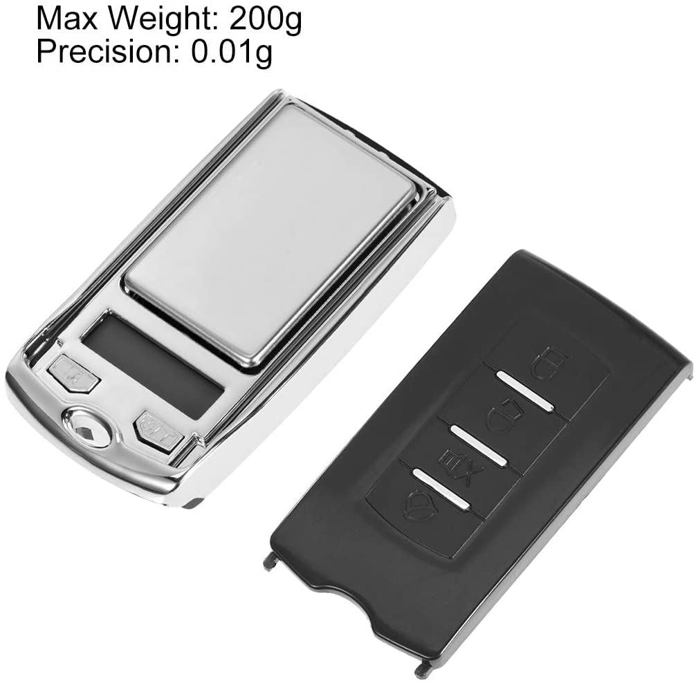 Mini Digital Pocket Scale 200g 0 01g Car Key Style Portable Jewelry Gold Weighing Scale