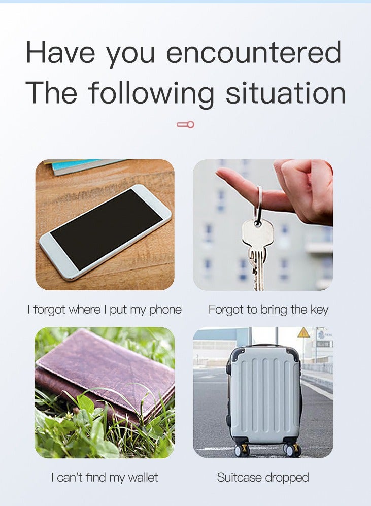 Bluetooth anti-lost device to find children or mobile phones and wallets alarm pet anti-lost reminder smart finder orange - Image 2