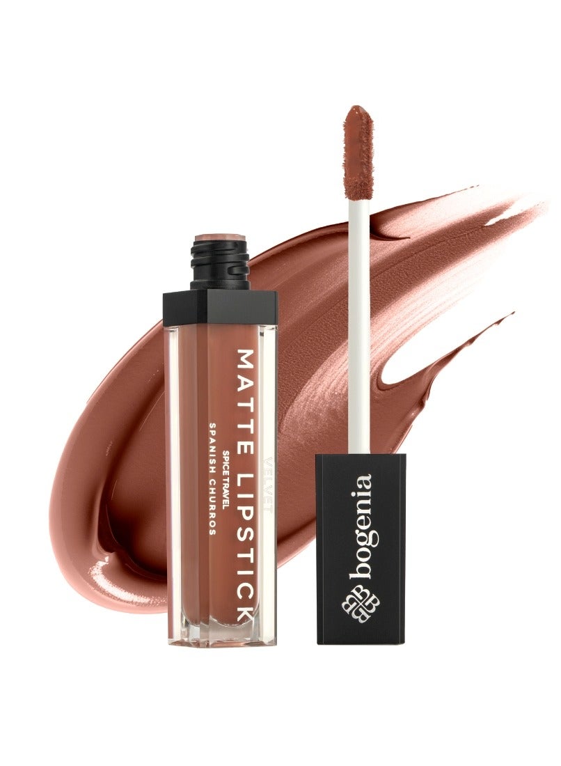 Bogenia Matte Lipstick Velvet Spanish Churros Bg720 019