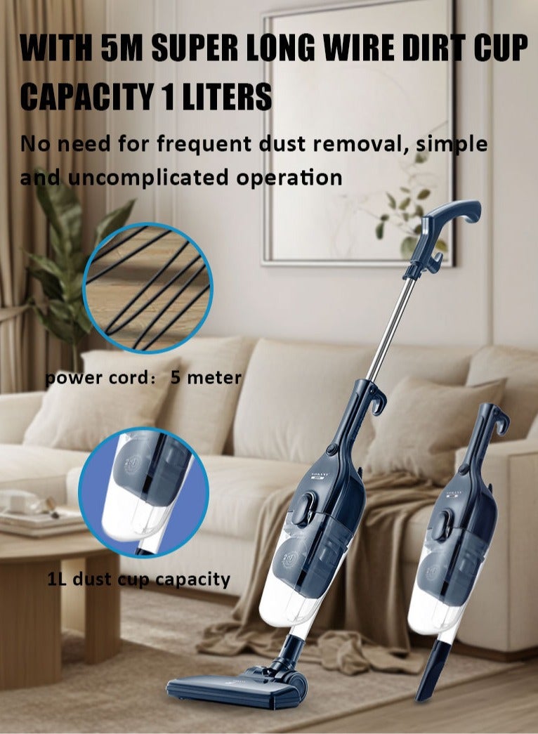 sokany Vacuum Cleaner, 18kpa/5m Corded Upright Vacuum Cleaner,2000W Suction with Multifunction Lightweight Handheld Stick Cleaner for Home, Car, Hard Floor, Carpet, Pet Hair,SK-13043 - Image 4