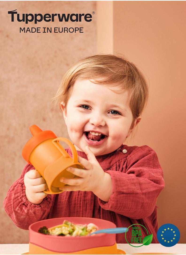 Tupperware Tupperware Sip N Care Tumbler With Sillicon Cover Kids - Orange  - Image 4