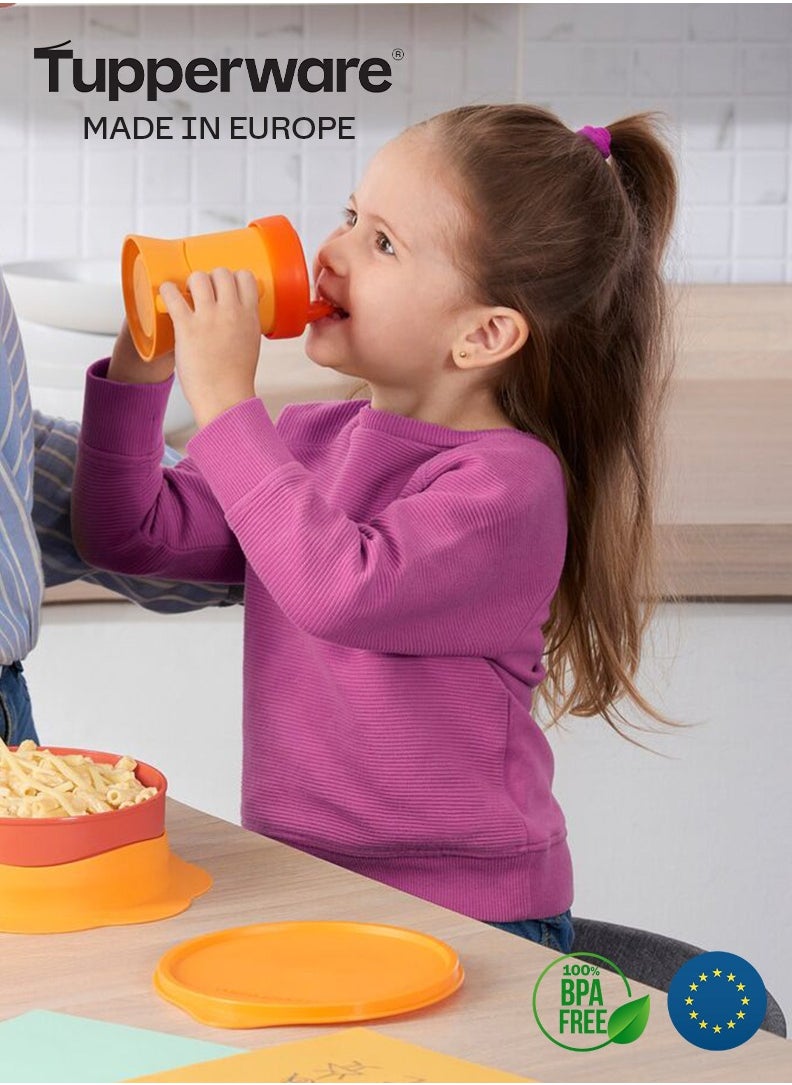 Tupperware Tupperware Sip N Care Tumbler With Sillicon Cover Kids - Orange  - Image 5