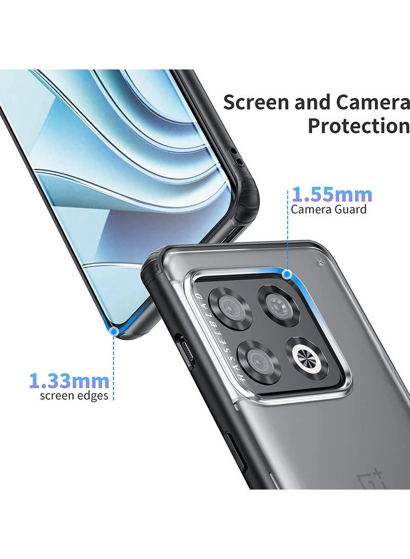 ارواق حافظة ظهر أكريليك مغطاة بالفروست مع حماية ضد الصدمات لهاتف OnePlus 10 Pro - Image 3