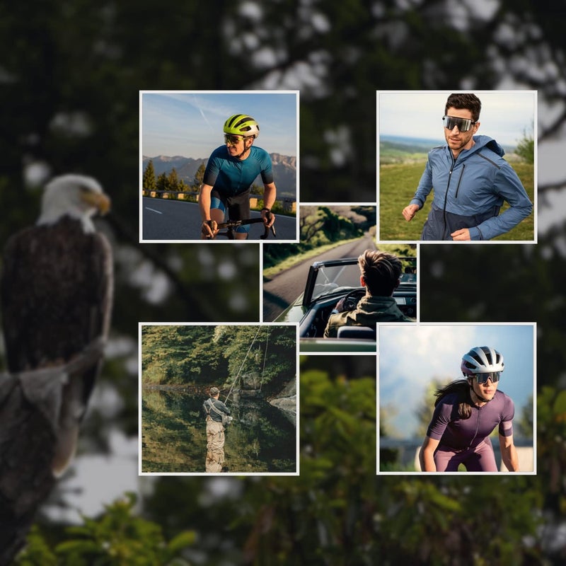 UVEX طقم نظارات شمسية سبورتستايل 236 - أسود مات/فضي عاكس - عدسات قابلة للتبديل - تقنية سوبر فيجن ضد الضباب - ملائمة قابلة للتعديل - Image 5