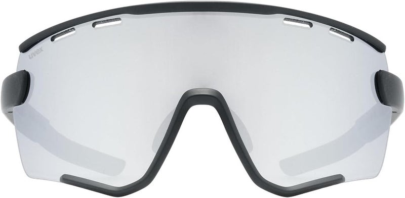 UVEX طقم نظارات شمسية سبورتستايل 236 - أسود مات/فضي عاكس - عدسات قابلة للتبديل - تقنية سوبر فيجن ضد الضباب - ملائمة قابلة للتعديل - Image 2