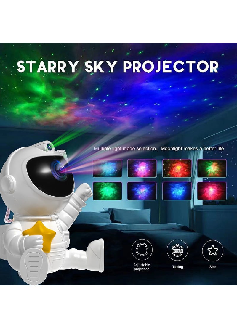 Room Light Starry Sky Projector Astronaut Nebula Galaxy Night Light Lamp Kids Room Ceiling Decoration - Image 2