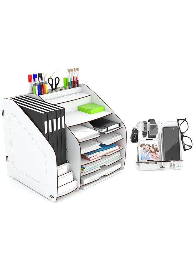 Home Canvas HC Home Canvas Cosmo Organizer (White, X-Large)  - Image 4