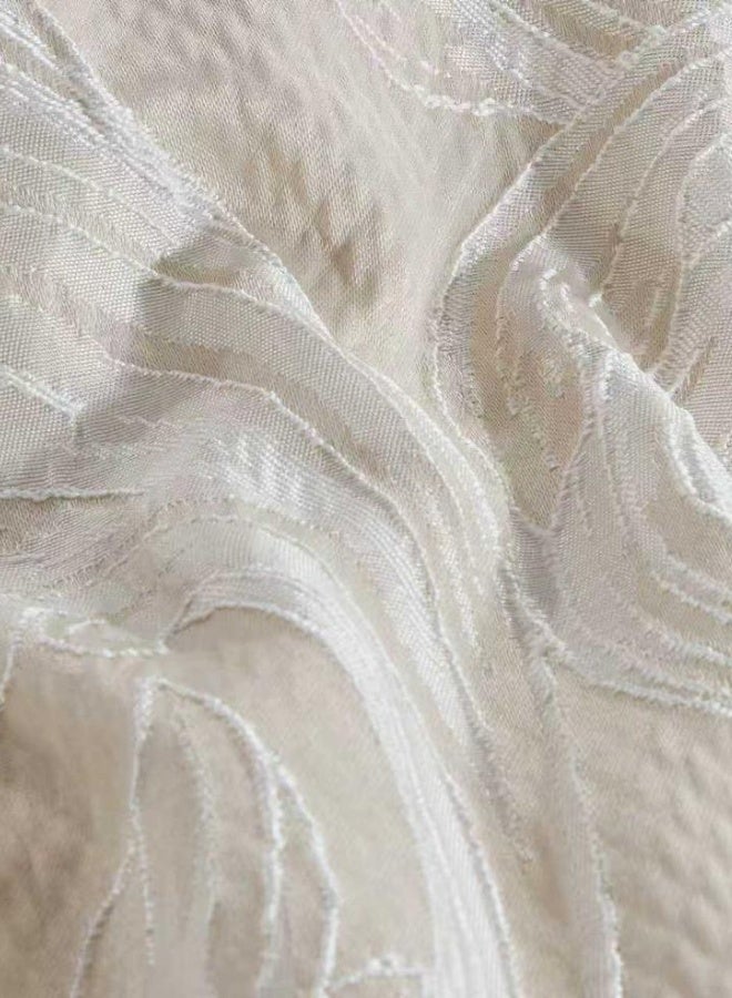 INREST Pure Single Comforter Set 170 × 230 cm – Luxury 5 Pieces Jacquard Embroidered Bedding Set - Image 3