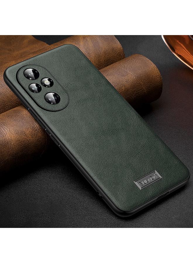 SULADA Case For Honor 200 Shockproof TPU Hybrid Handmade Leather Phone Case - Image 1