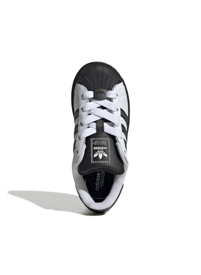 adidas أحذية أديداس سوبرستار  سي يو بيضاء للأطفال