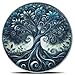 Rumkou Inspirational Coins Tree of Life Challenge Coin Motivational Quote Artistic Design Antique Silver - Image 2