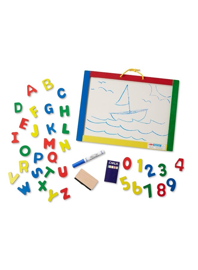 Melissa & Doug Magnetic Chalk/Dry Erase Board - Image 2