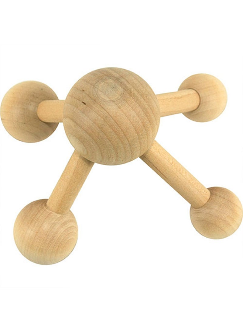 ✅اداة تدليك طبيعية للجسم من الخشب للتدليك العلاجي بالخشب مدلك (التصريف اللمفاوي) و نحت الجسم، وتدليك العضلات والتدليك الرياضي لتخفيف آلام العضلات و المفاصل واعطاء شعور بالاسترخاء - Image 3