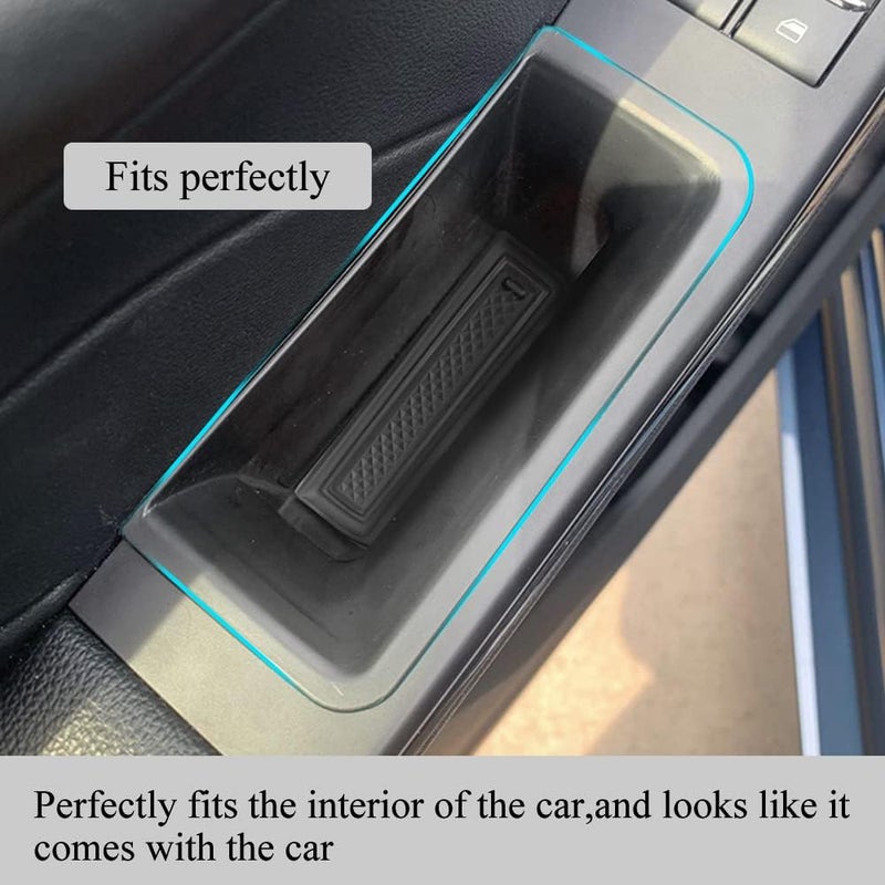 Vesul Front/Rear Row Door Side Storage Box Compatible with Ford Escape 2020 2021 2022 2023 2024 2025 Armrest Phone Container Door Organizer Handle Pocket ABS Tray Insert Glove Pallet - Image 4