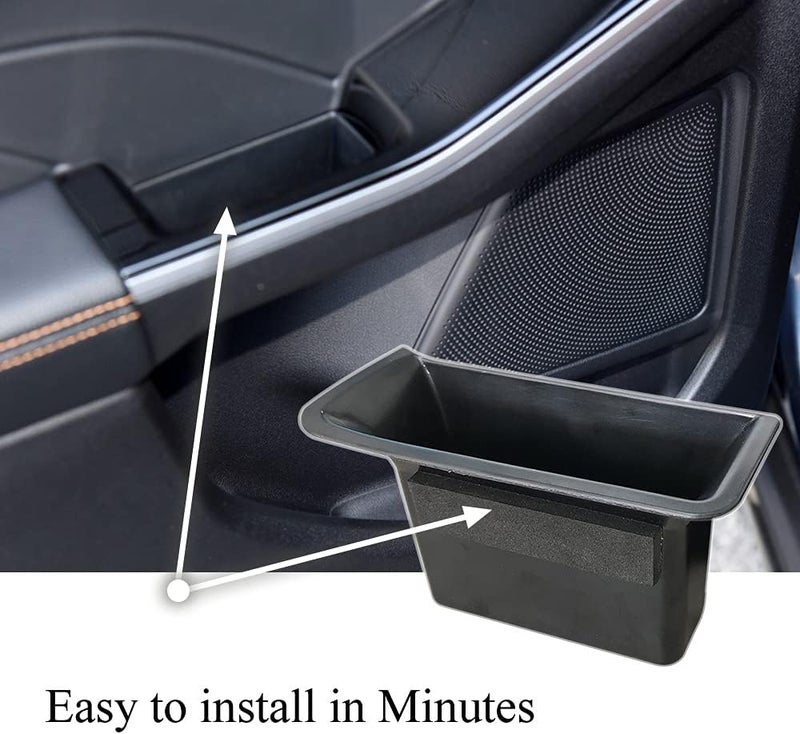 Vesul Front/Rear Row Door Side Storage Box Compatible with Ford Escape 2020 2021 2022 2023 2024 2025 Armrest Phone Container Door Organizer Handle Pocket ABS Tray Insert Glove Pallet - Image 5