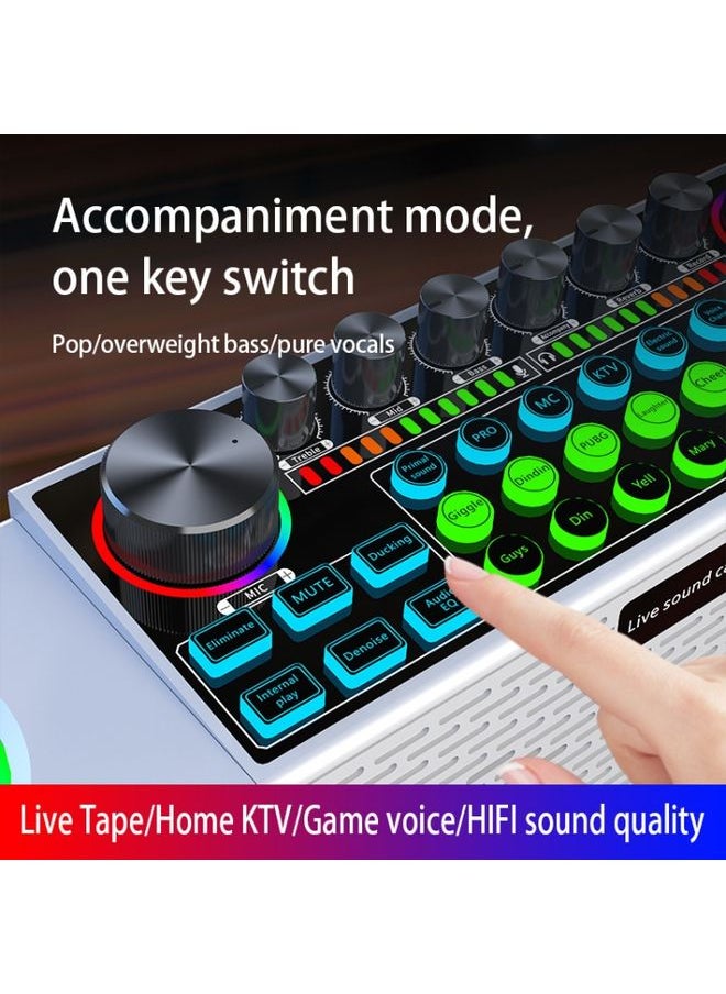 SY6 Home Live Broadcast Sound Card Multifunctional Wireless Bluetooth Speakers Portable All-in-one Machine Equipment