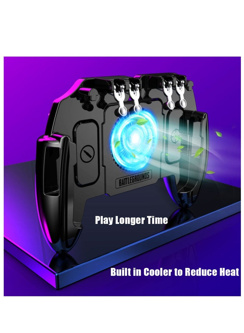 M11 Mobile Phone Game Trigger, Built in Device Stand and Cooler Fan Mobile Gaming Joystick, Non-slip Design, Precise Movement, New Gaming Experience  - Image 5