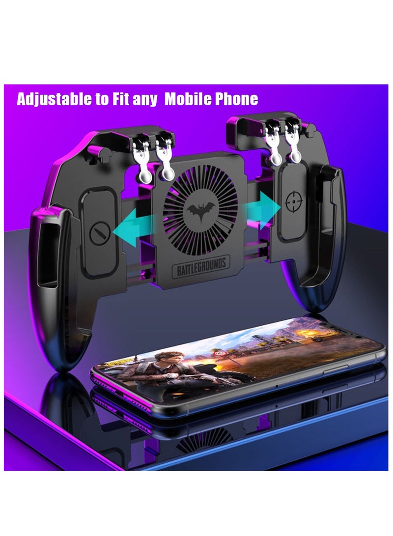 M11 Mobile Phone Game Trigger, Built in Device Stand and Cooler Fan Mobile Gaming Joystick, Non-slip Design, Precise Movement, New Gaming Experience  - Image 3