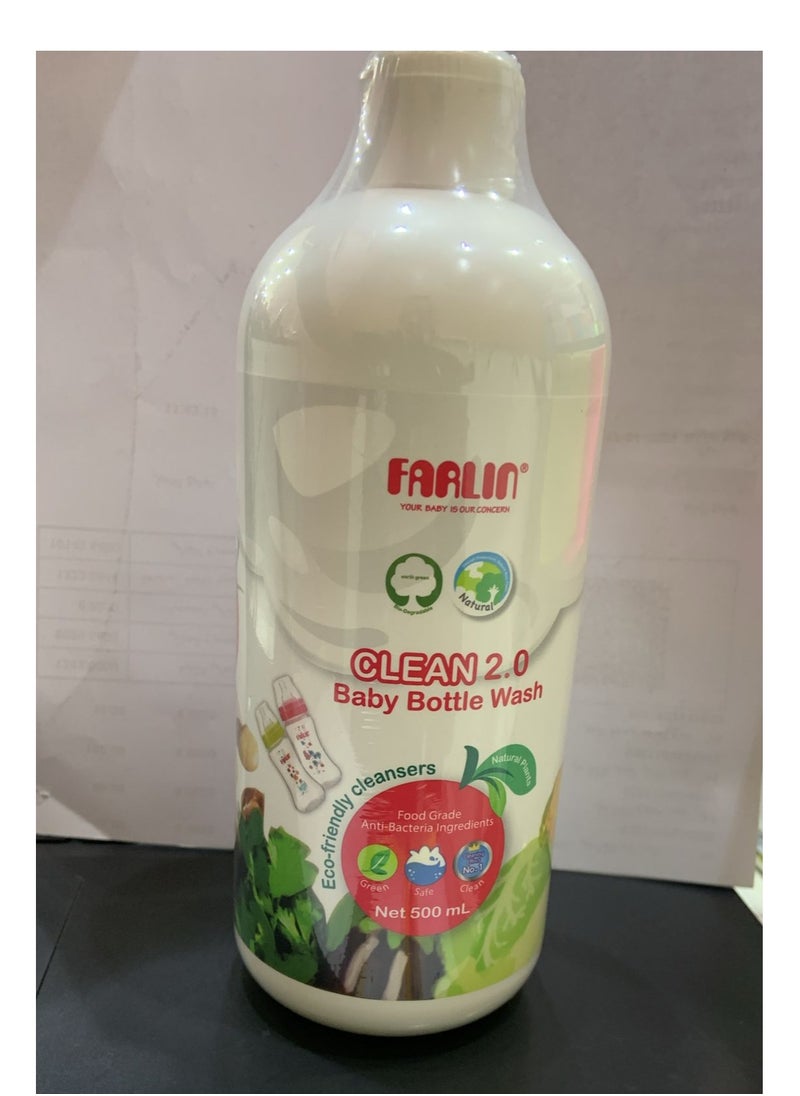 FARLIN CLEAN 2.0 Bottle Washing Liquid is vegan and eco-friendly with 100% natural ingredients.  - Image 2