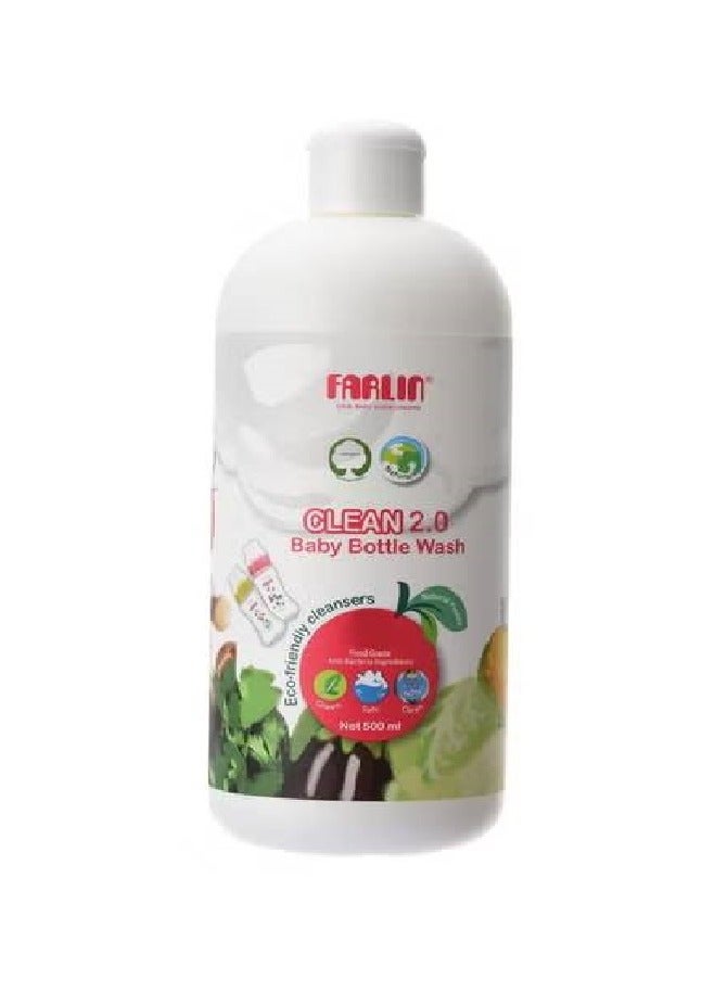 FARLIN CLEAN 2.0 Bottle Washing Liquid is vegan and eco-friendly with 100% natural ingredients. - Image 1