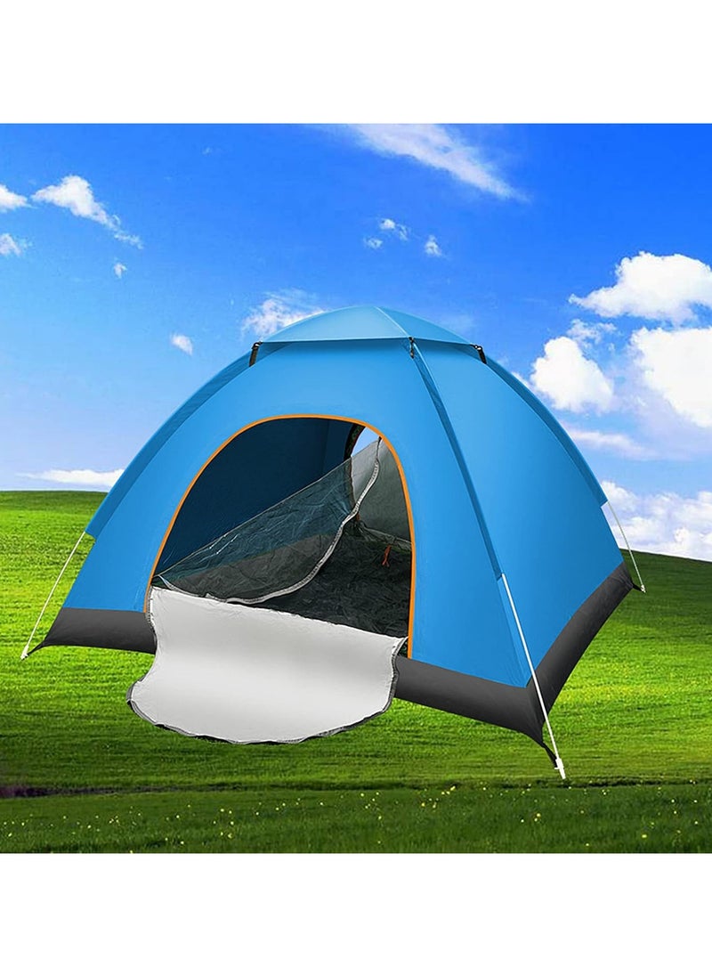DubaiGallery - Camping Tent for 2-3 People, Automatic Pop-Up Beach Tent, Portable Instant Tent with Carry Bag, Waterproof Dome Tent for Picnics, Travel - Image 1